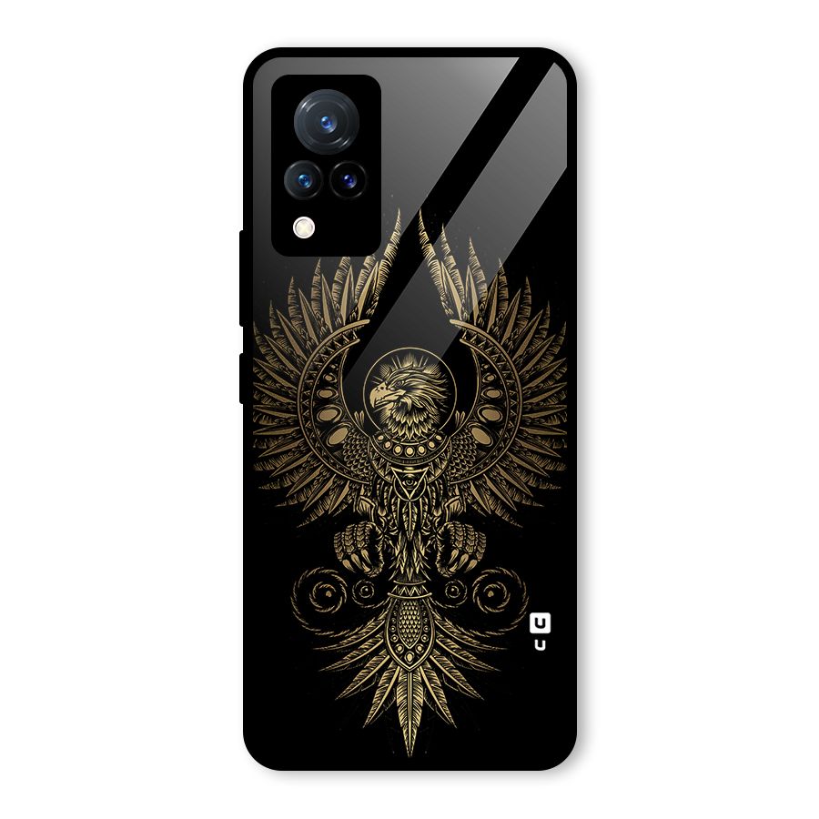 Legendary Phoenix Glass Back Case for Vivo V21 5G