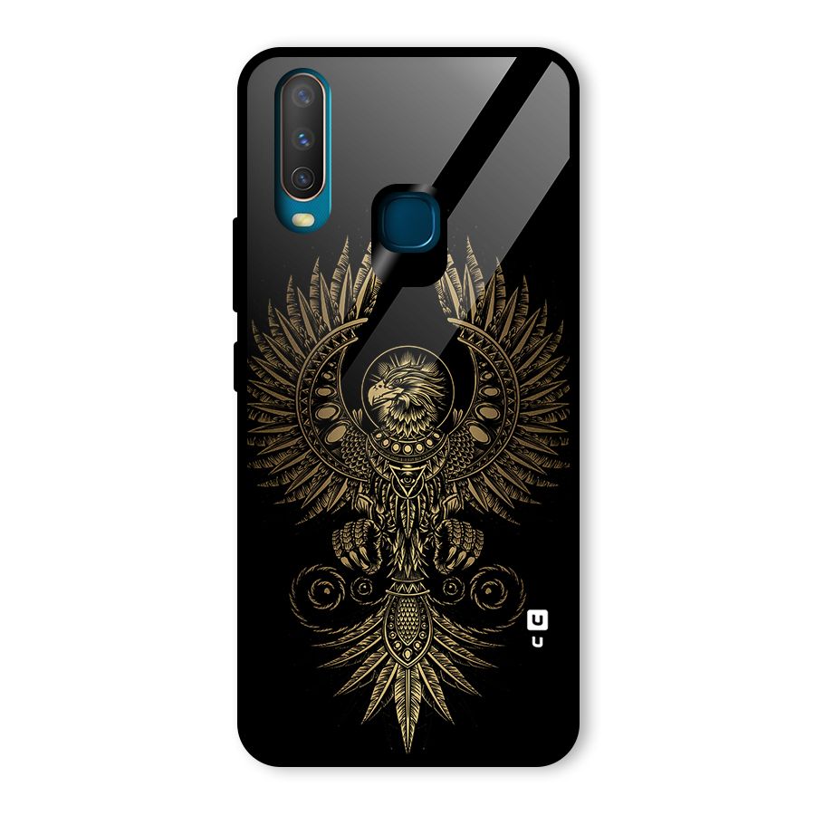 Legendary Phoenix Glass Back Case for Vivo Y17
