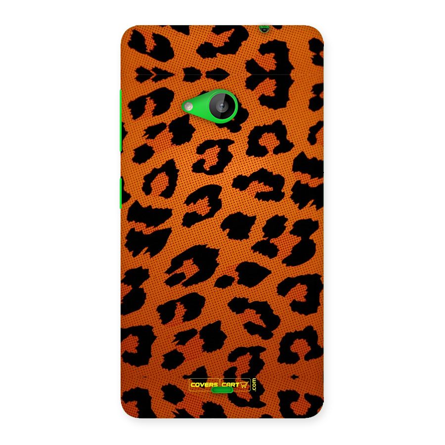 Leopard Back Case for Lumia 535
