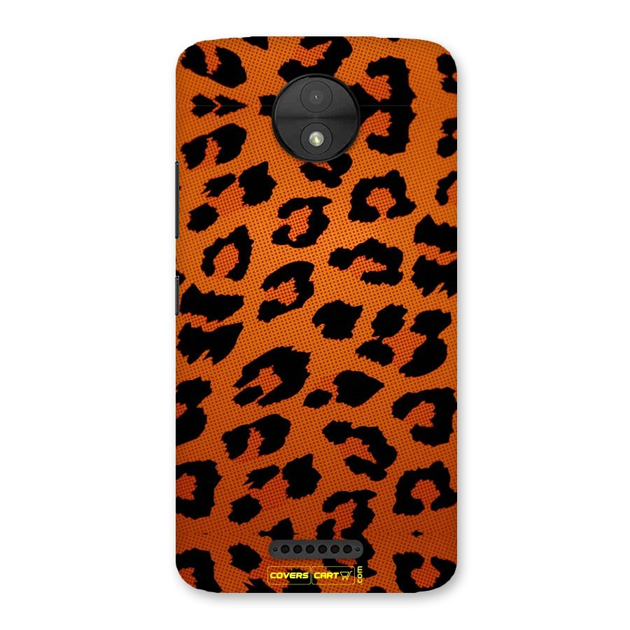Leopard Back Case for Moto C