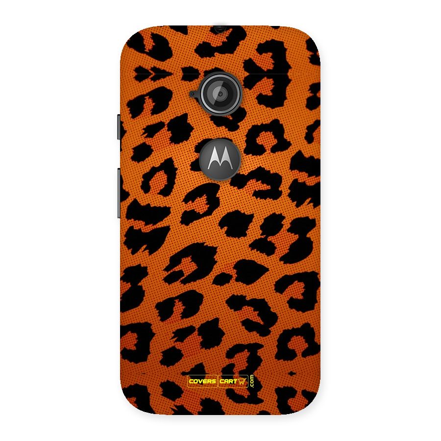 Leopard Back Case for Moto E 2nd Gen