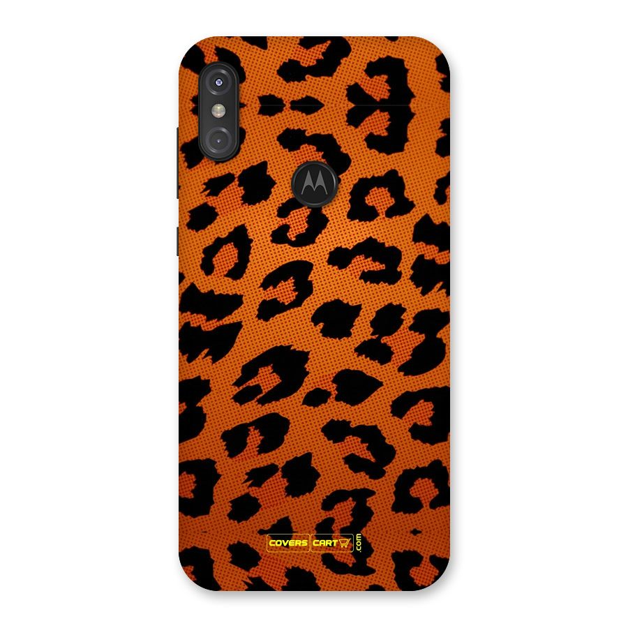 Leopard Back Case for Motorola One Power