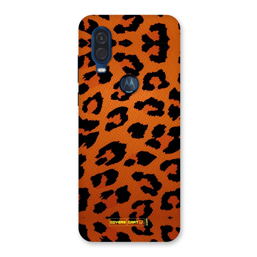 Leopard Back Case for Motorola One Vision