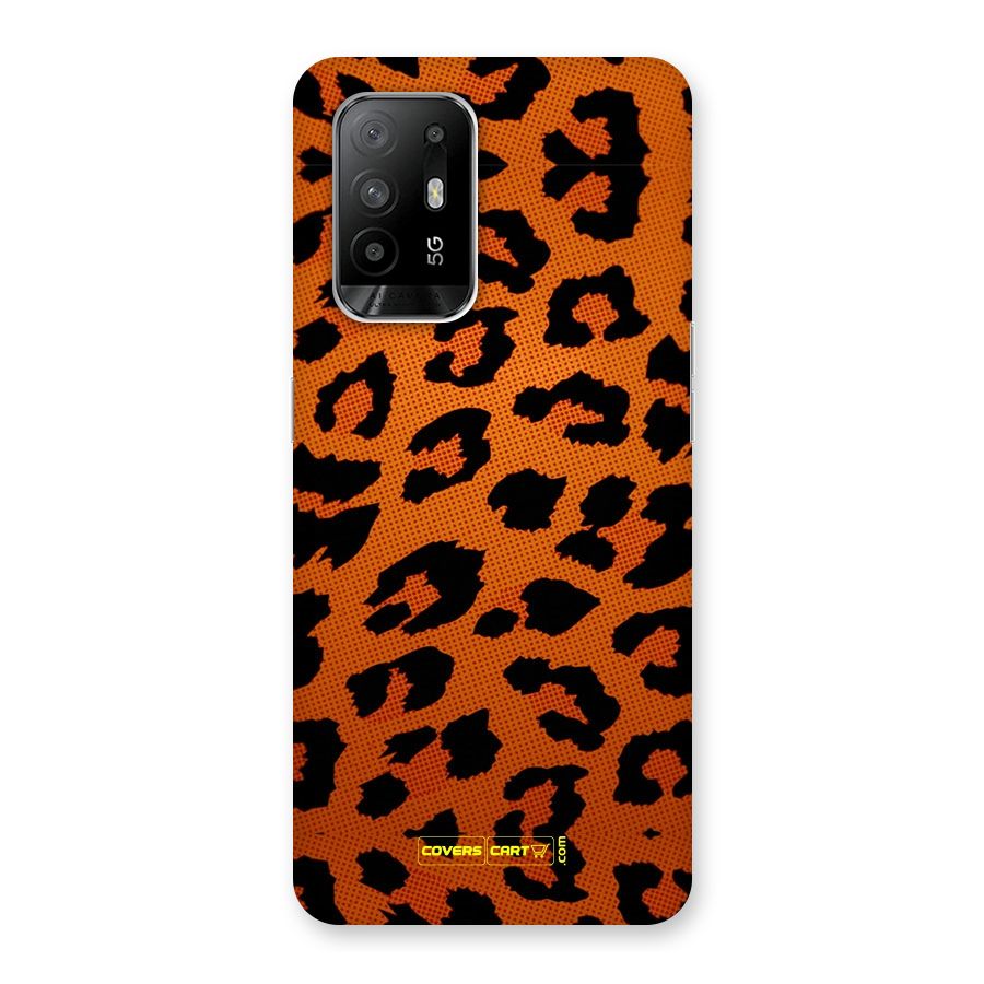 Leopard Back Case for Oppo F19 Pro Plus 5G