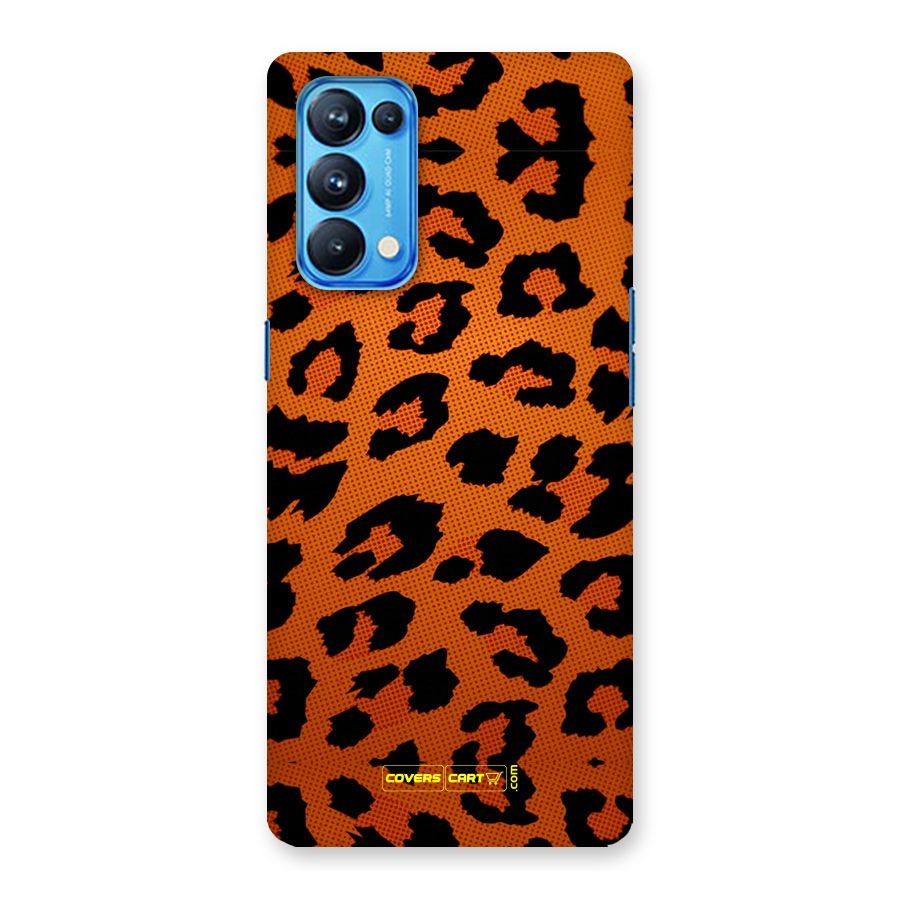 Leopard Back Case for Oppo Reno5 Pro 5G