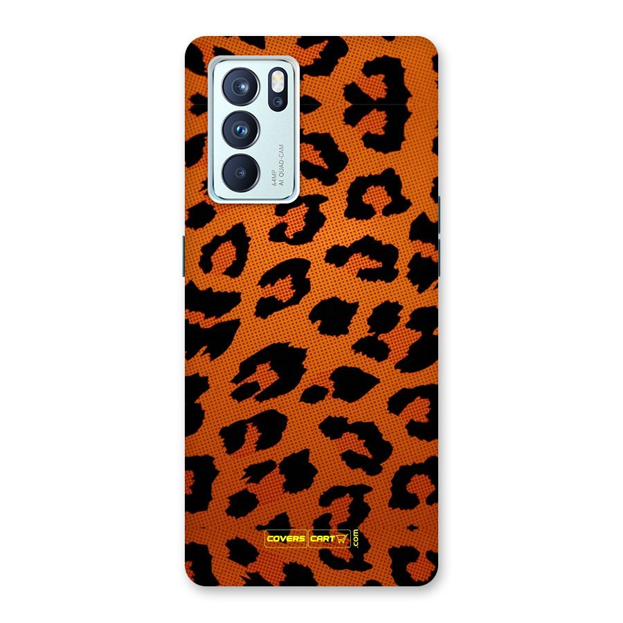 Leopard Back Case for Oppo Reno6 Pro 5G
