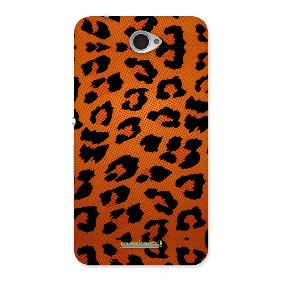Leopard Back Case for Sony Xperia E4