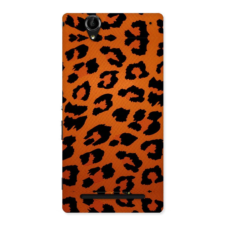 Leopard Back Case for Sony Xperia T2