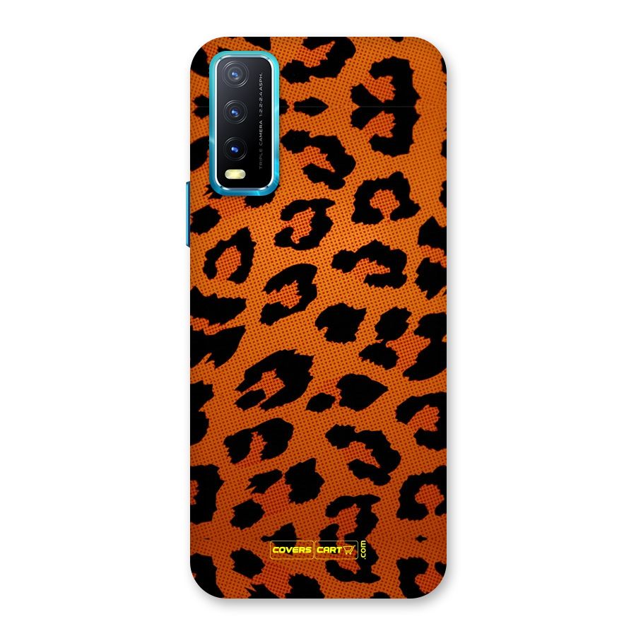 Leopard Back Case for Vivo Y20G