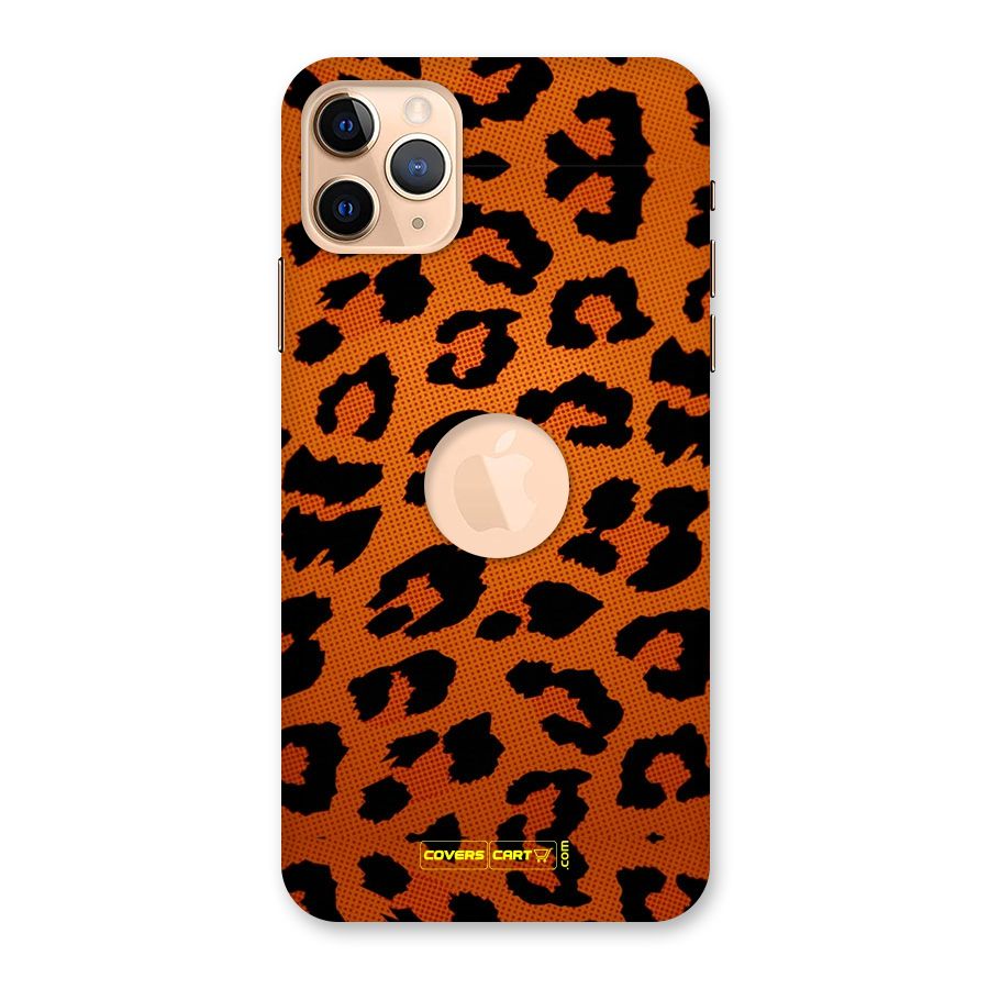 Leopard Back Case for iPhone 11 Pro Max Logo Cut