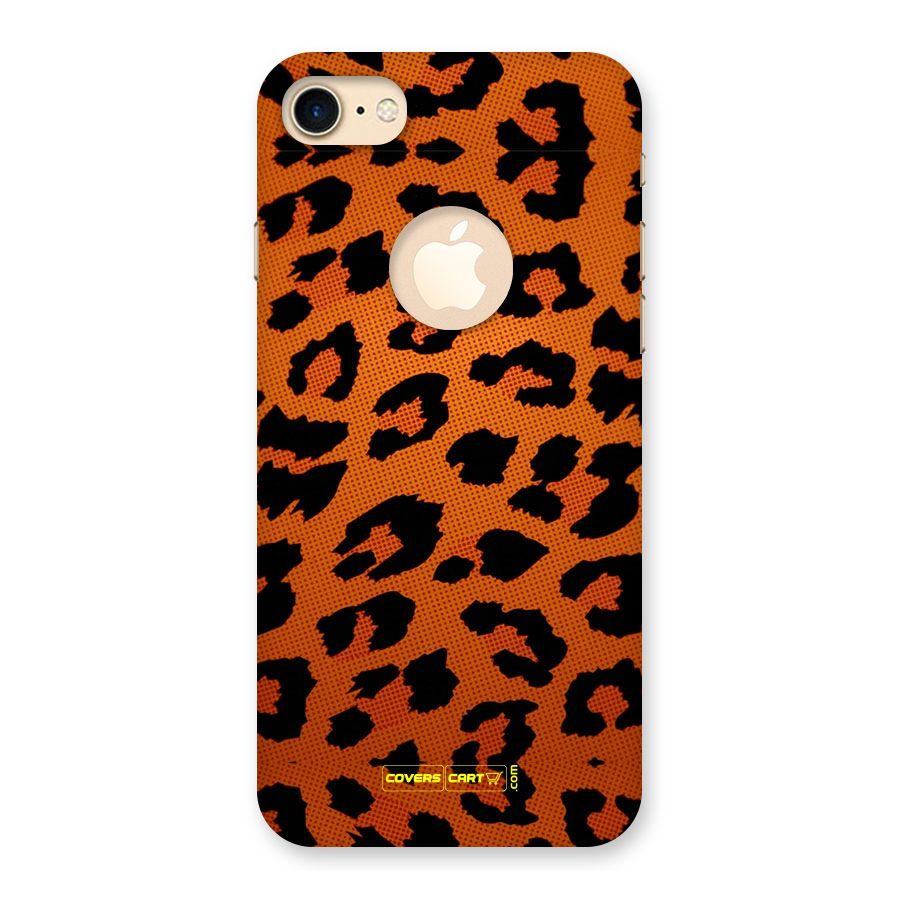 Leopard Back Case for iPhone 7 Logo Cut
