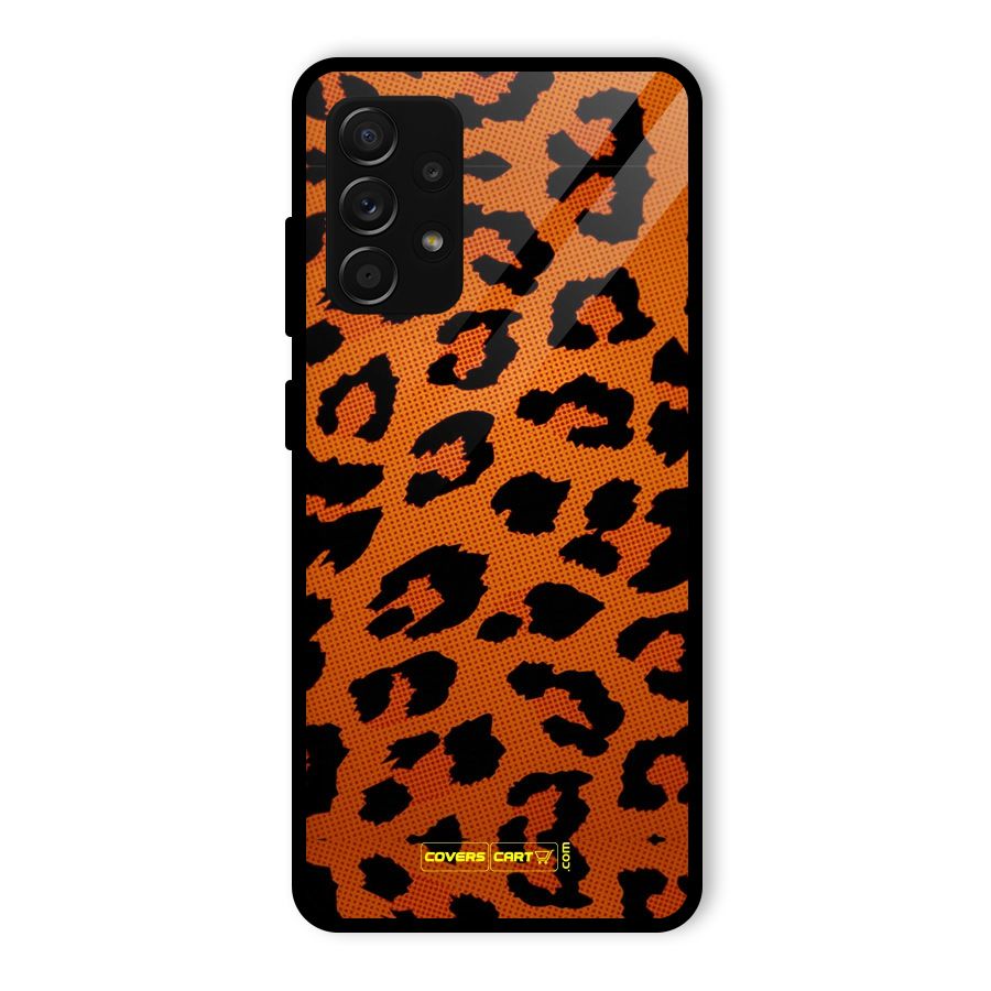 Leopard Glass Back Case for Galaxy A53 5G