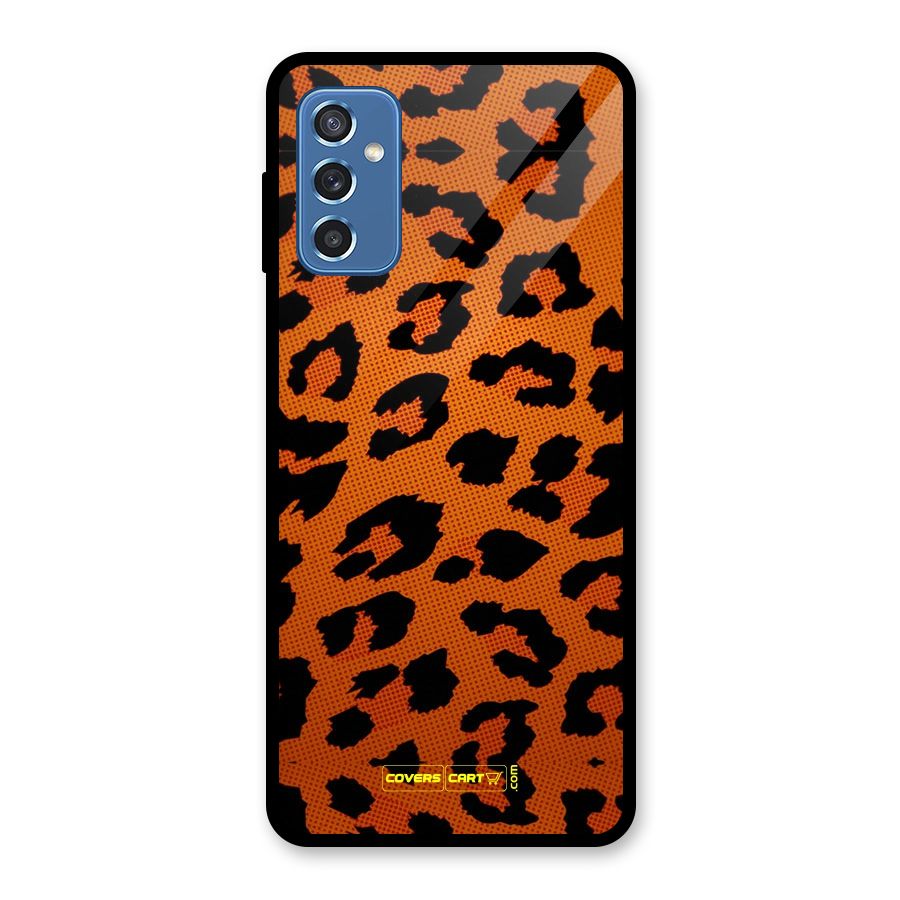 Leopard Glass Back Case for Galaxy M52 5G