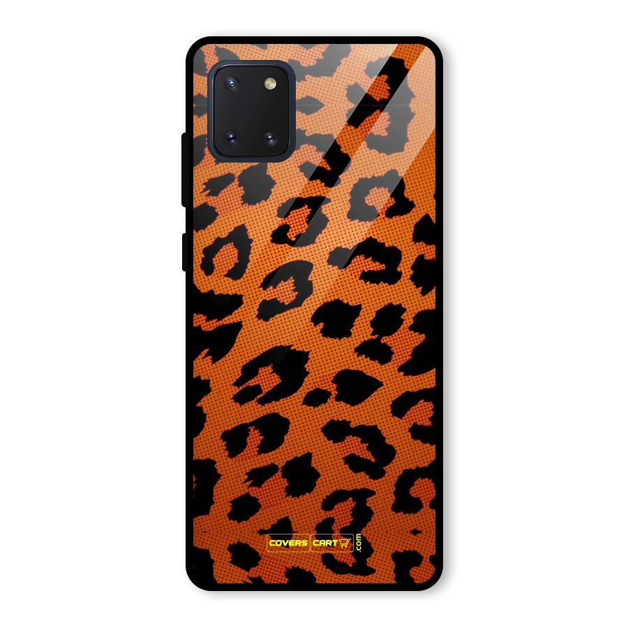 Leopard Glass Back Case for Galaxy Note 10 Lite