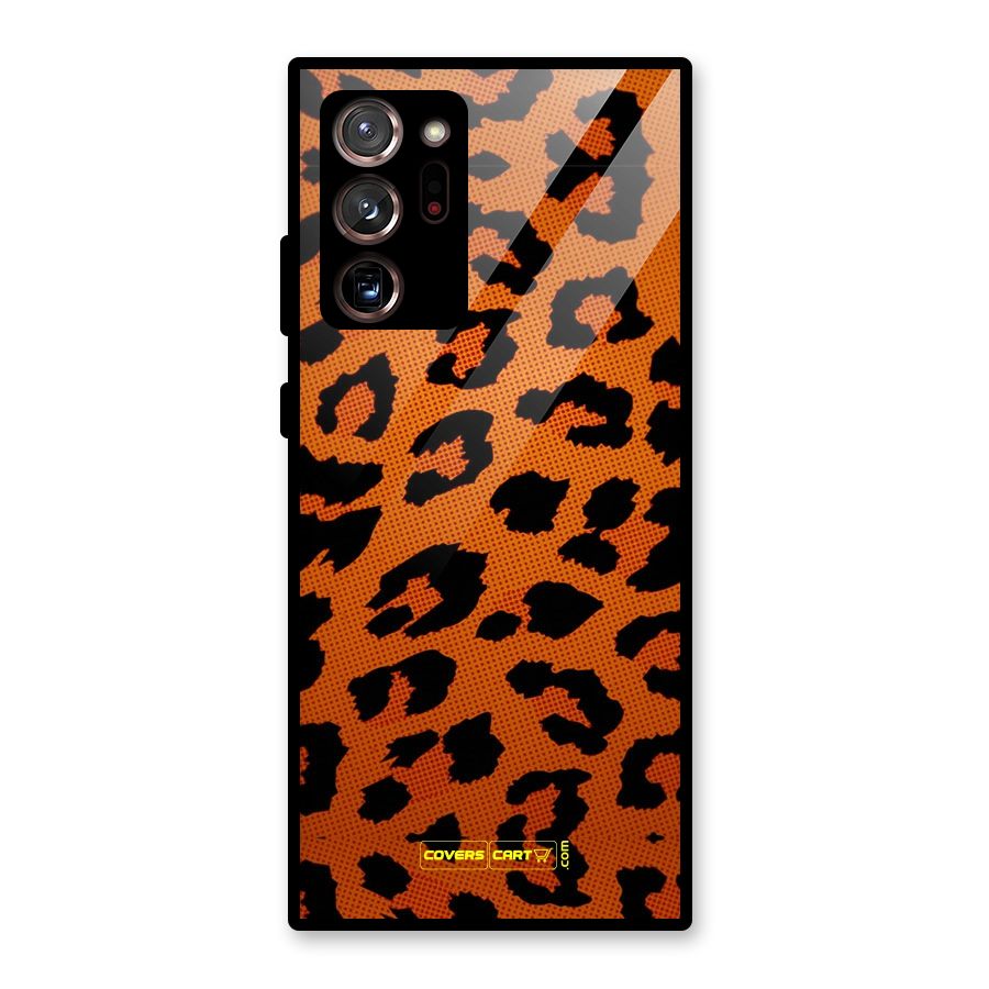 Leopard Glass Back Case for Galaxy Note 20 Ultra 5G