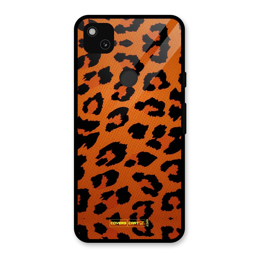 Leopard Glass Back Case for Google Pixel 4a