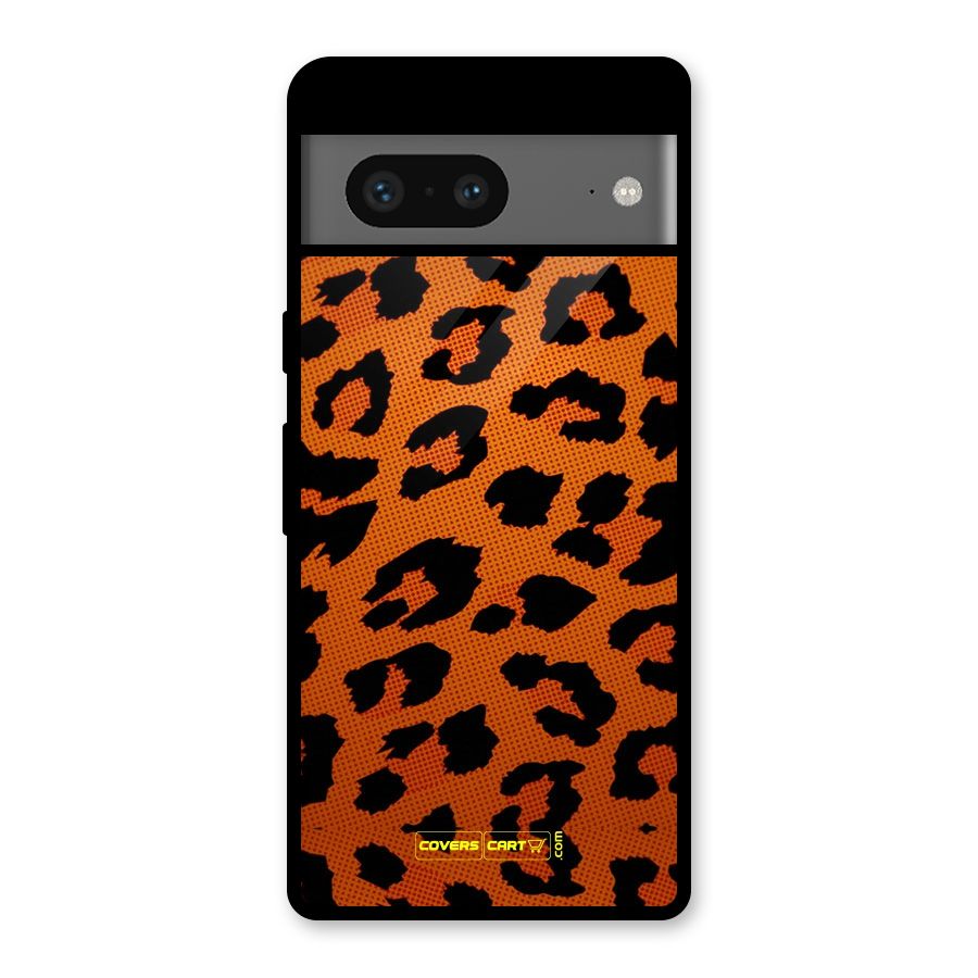 Leopard Glass Back Case for Google Pixel 7