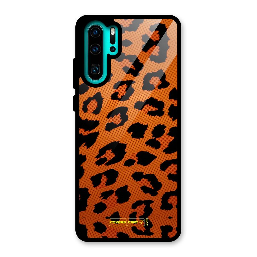 Leopard Glass Back Case for Huawei P30 Pro