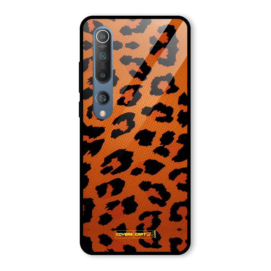 Leopard Glass Back Case for Mi 10