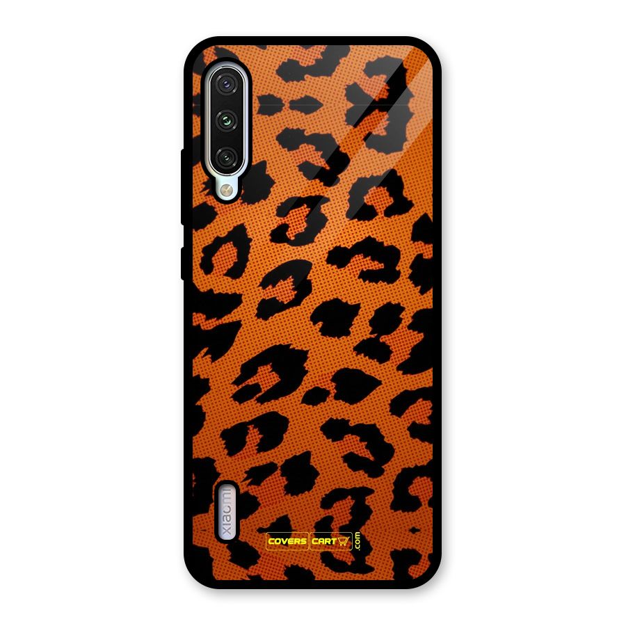Leopard Glass Back Case for Mi A3