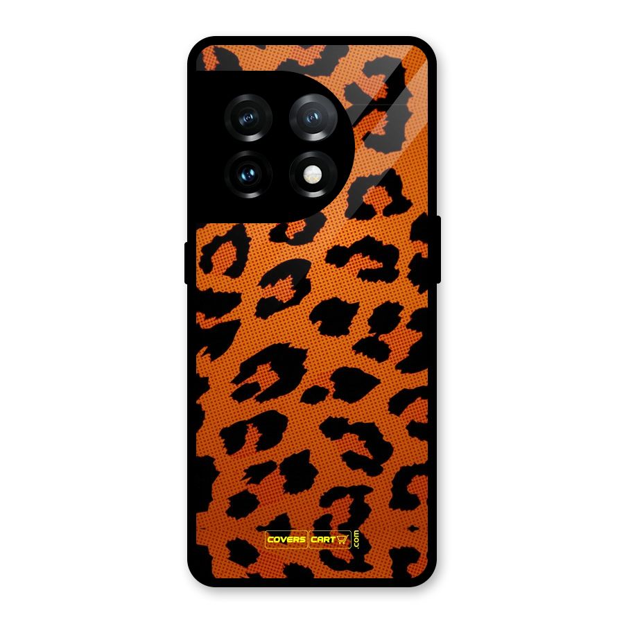 Leopard Glass Back Case for OnePlus 11