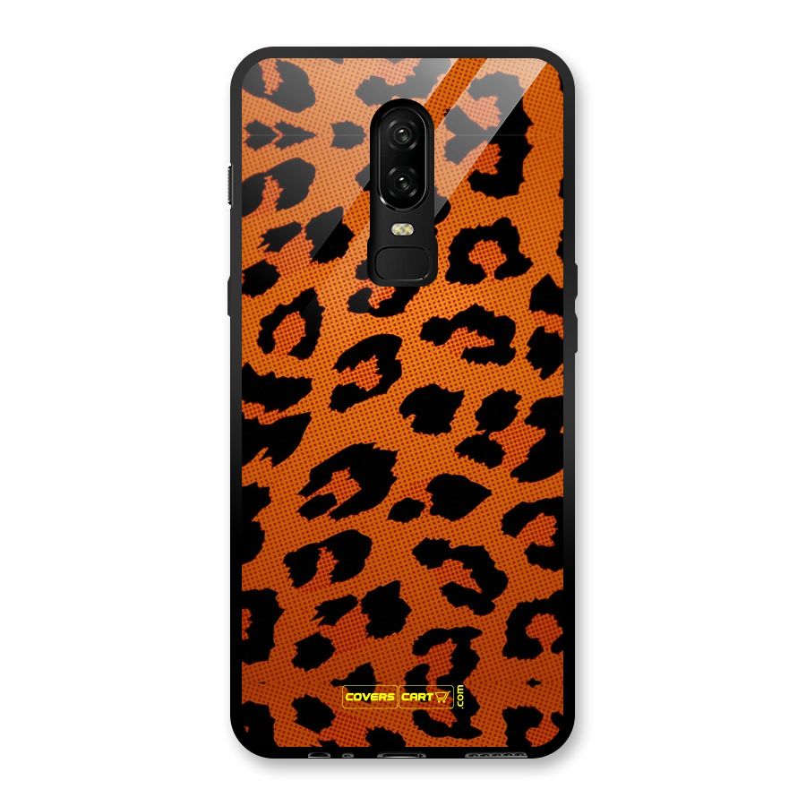 Leopard Glass Back Case for OnePlus 6