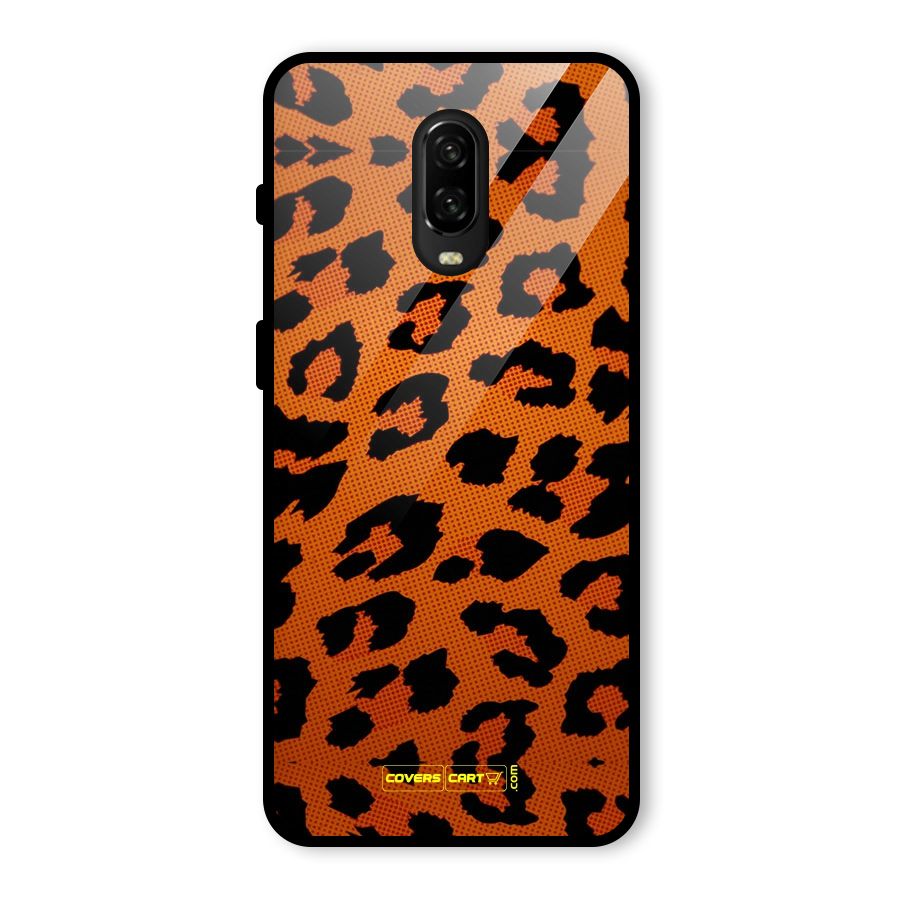 Leopard Glass Back Case for OnePlus 6T
