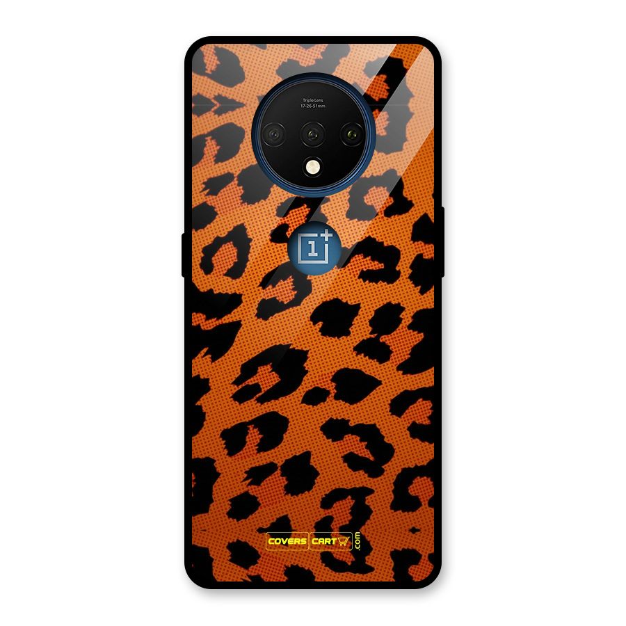 Leopard Glass Back Case for OnePlus 7T