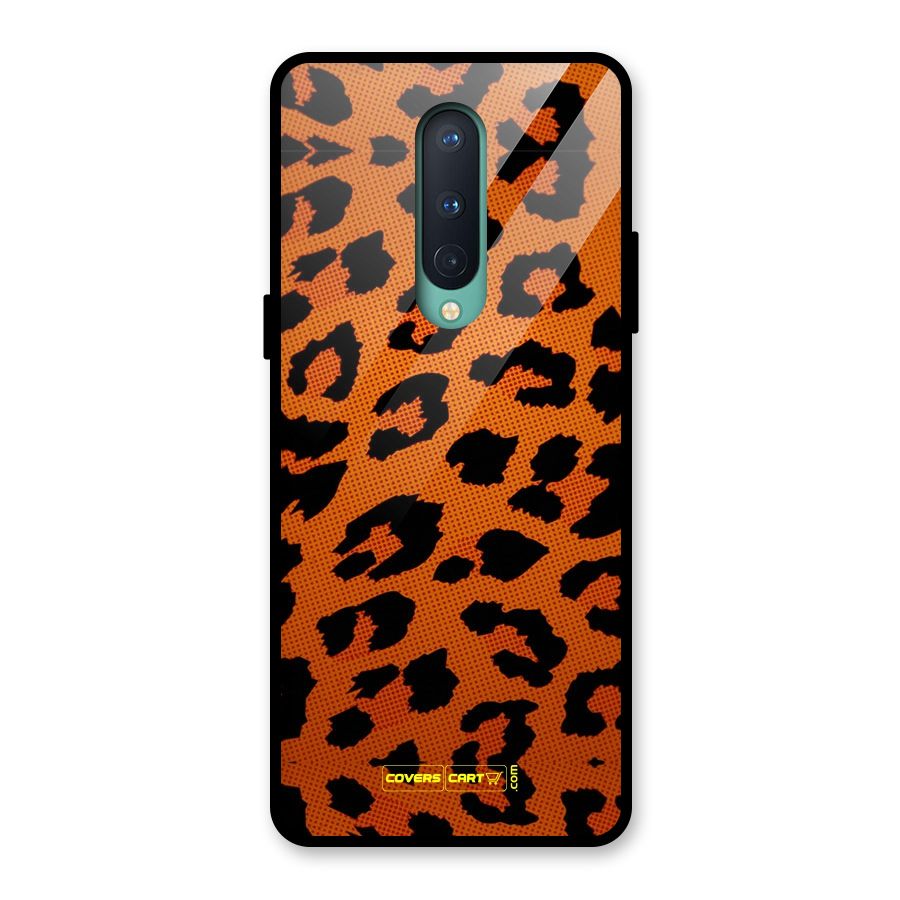 Leopard Glass Back Case for OnePlus 8