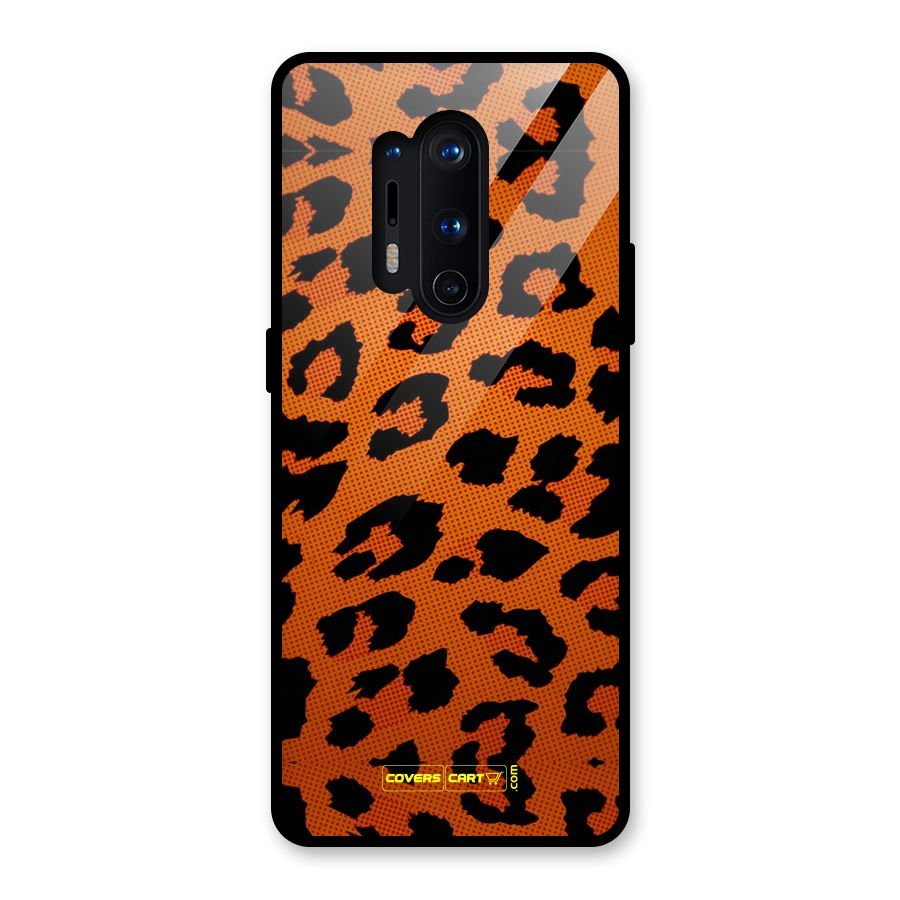 Leopard Glass Back Case for OnePlus 8 Pro