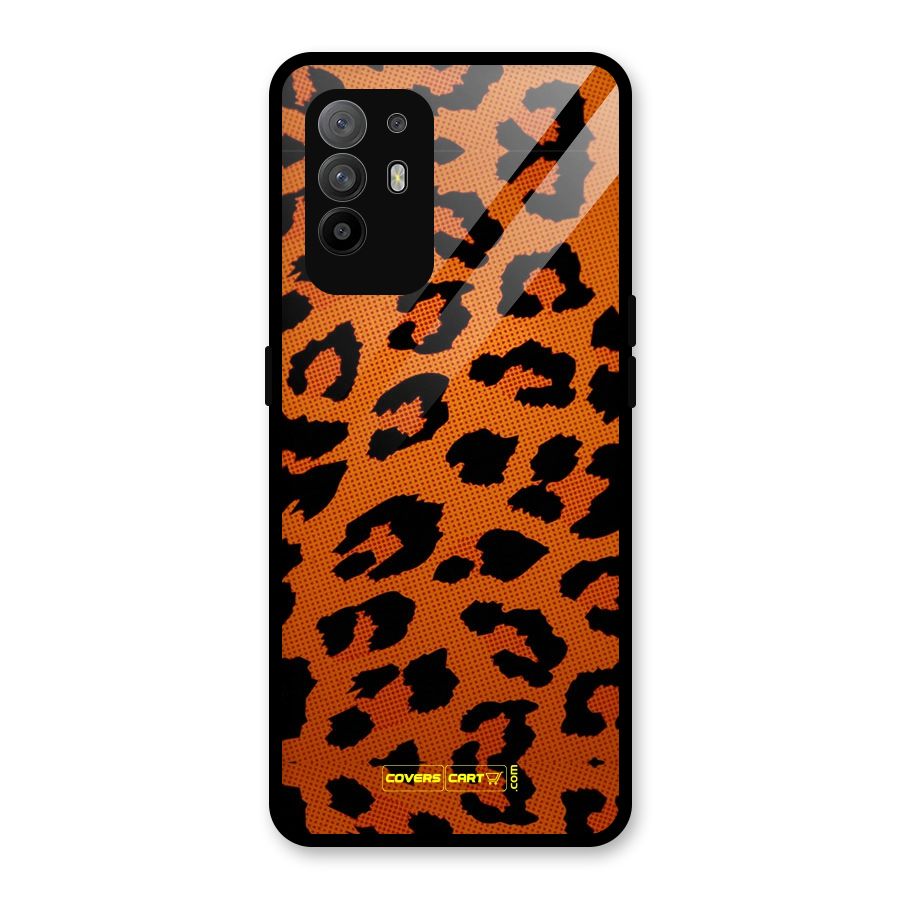 Leopard Glass Back Case for Oppo F19 Pro Plus 5G
