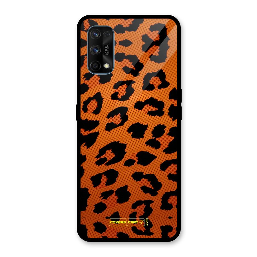 Leopard Glass Back Case for Realme 7 Pro