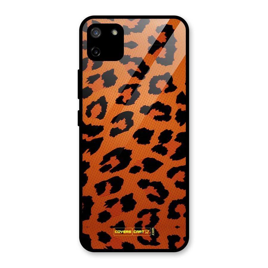 Leopard Glass Back Case for Realme C11