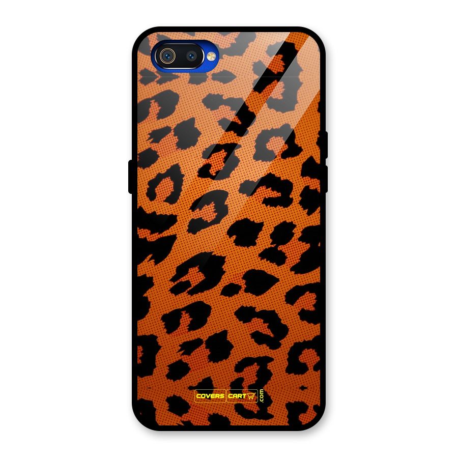 Leopard Glass Back Case for Realme C2
