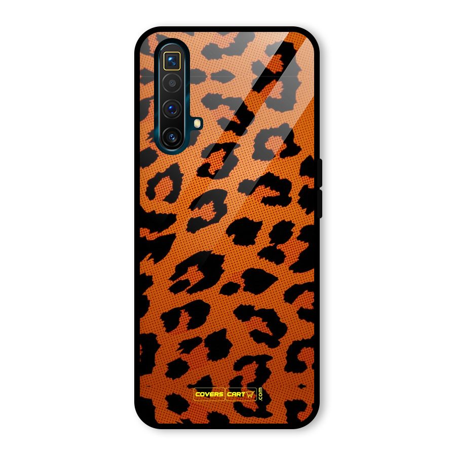 Leopard Glass Back Case for Realme X3 SuperZoom