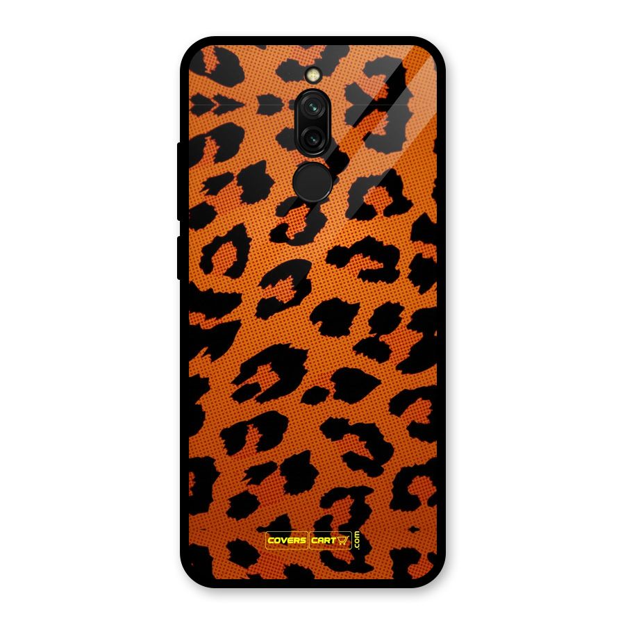 Leopard Glass Back Case for Redmi 8