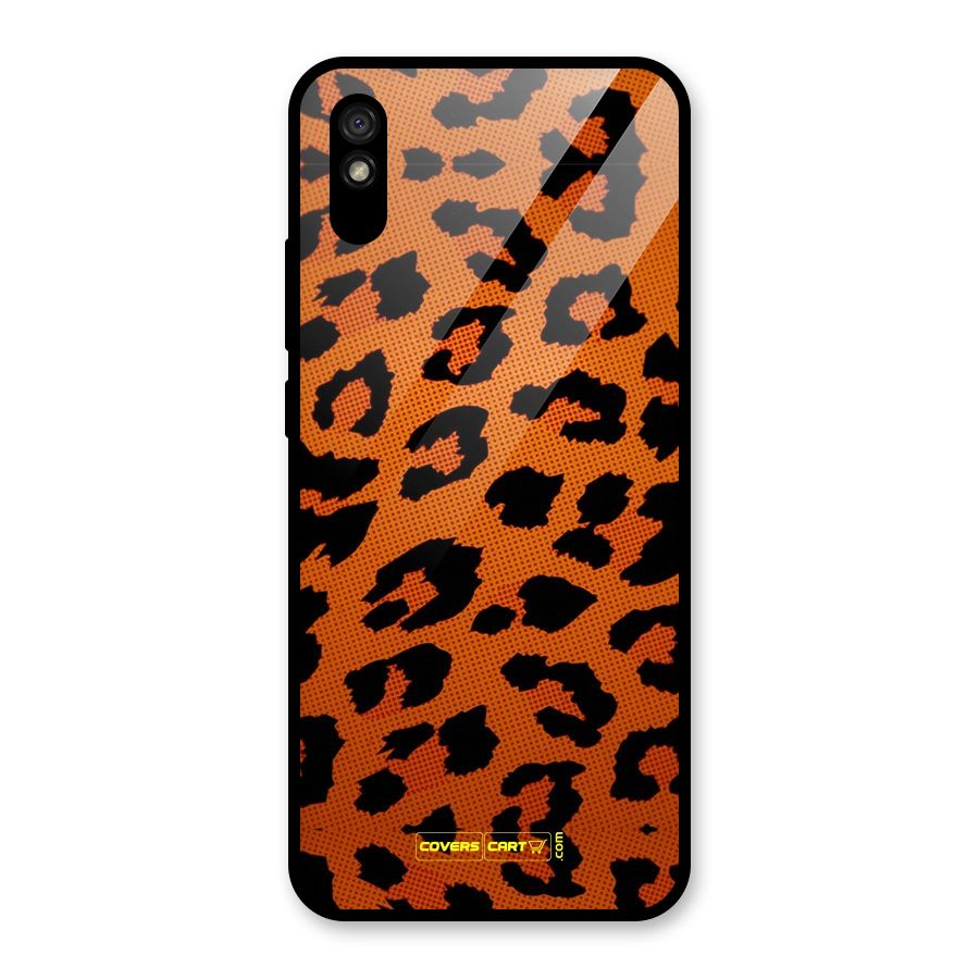 Leopard Glass Back Case for Redmi 9i