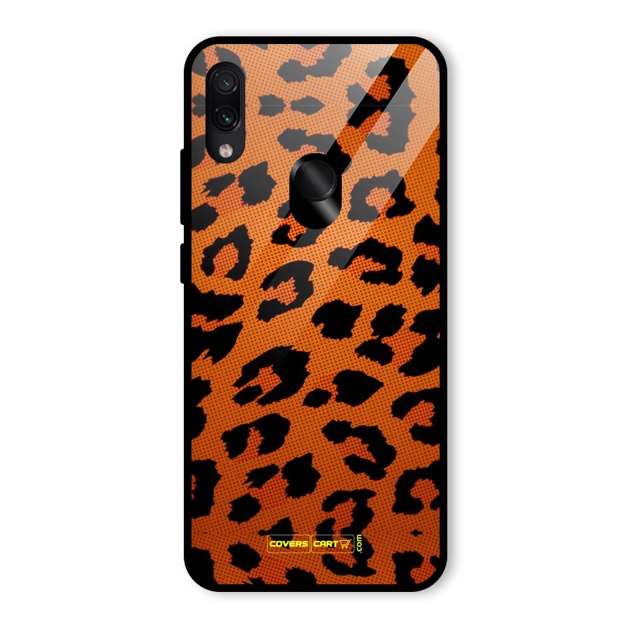 Leopard Glass Back Case for Redmi Note 7 Pro