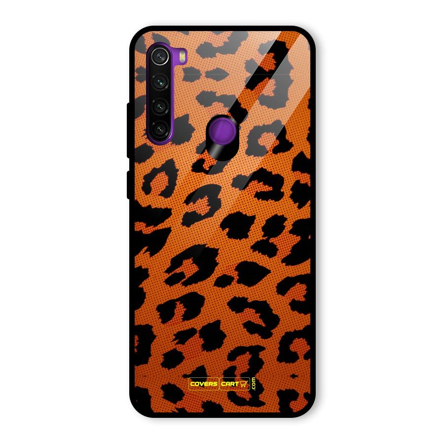 Leopard Glass Back Case for Redmi Note 8