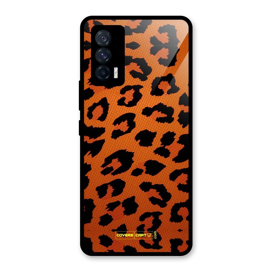 Leopard Glass Back Case for Vivo iQOO 7 5G
