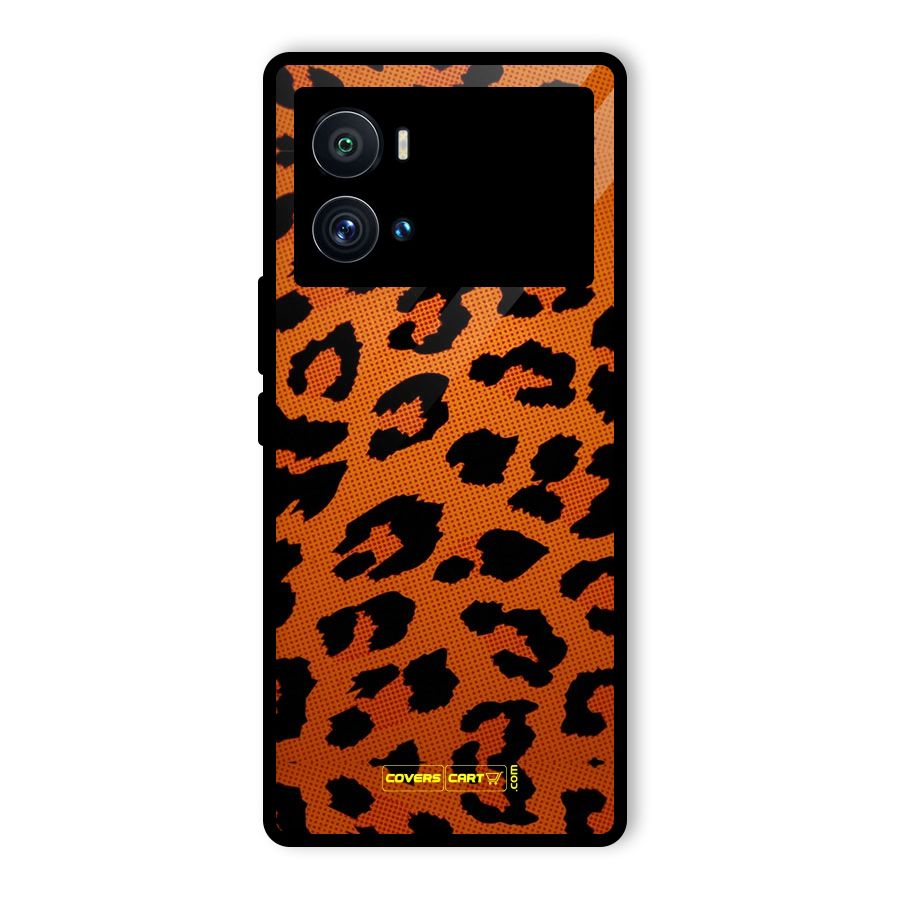 Leopard Glass Back Case for Vivo iQOO 9 Pro