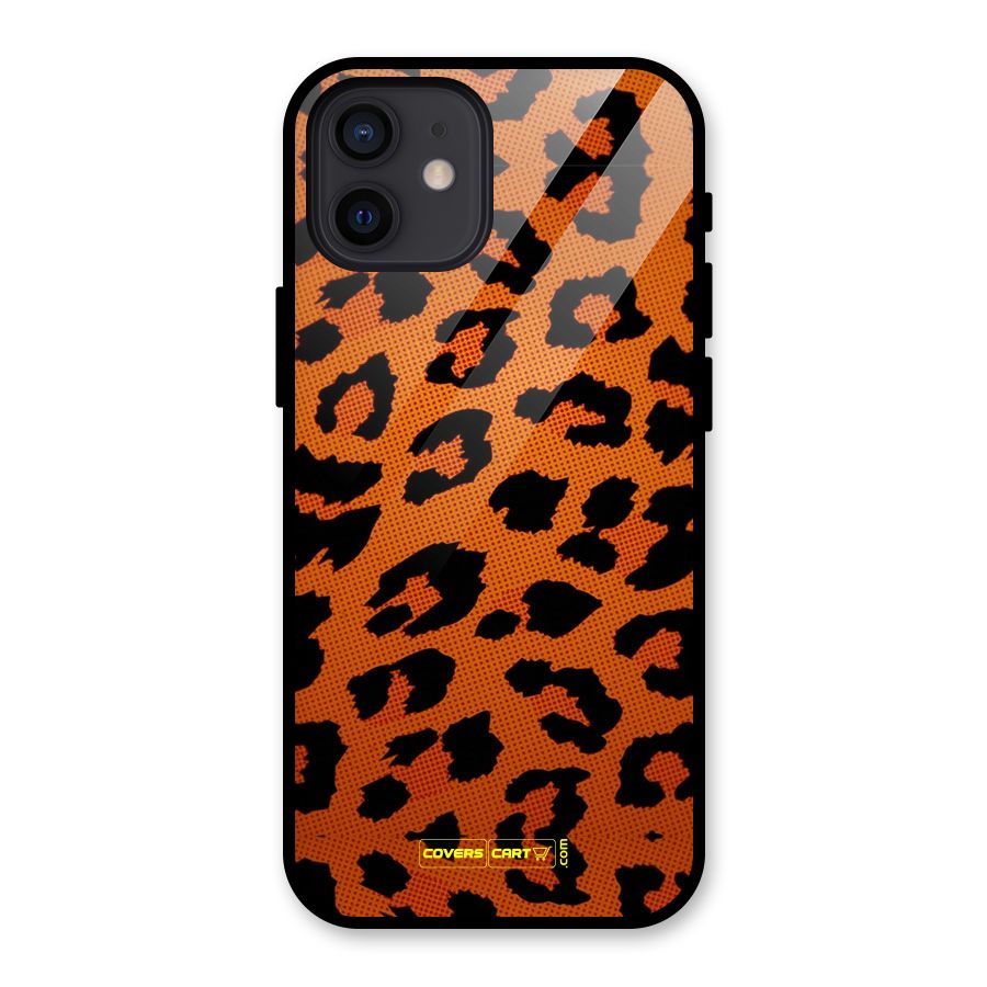 Leopard Glass Back Case for iPhone 12