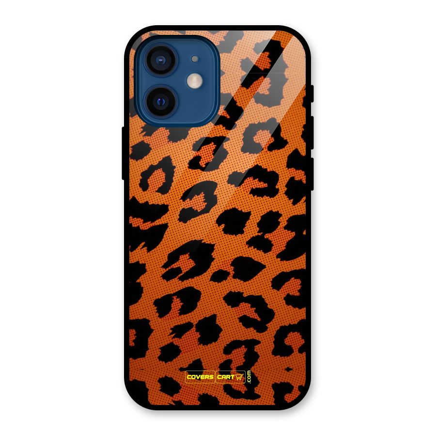 Leopard Glass Back Case for iPhone 12 Mini