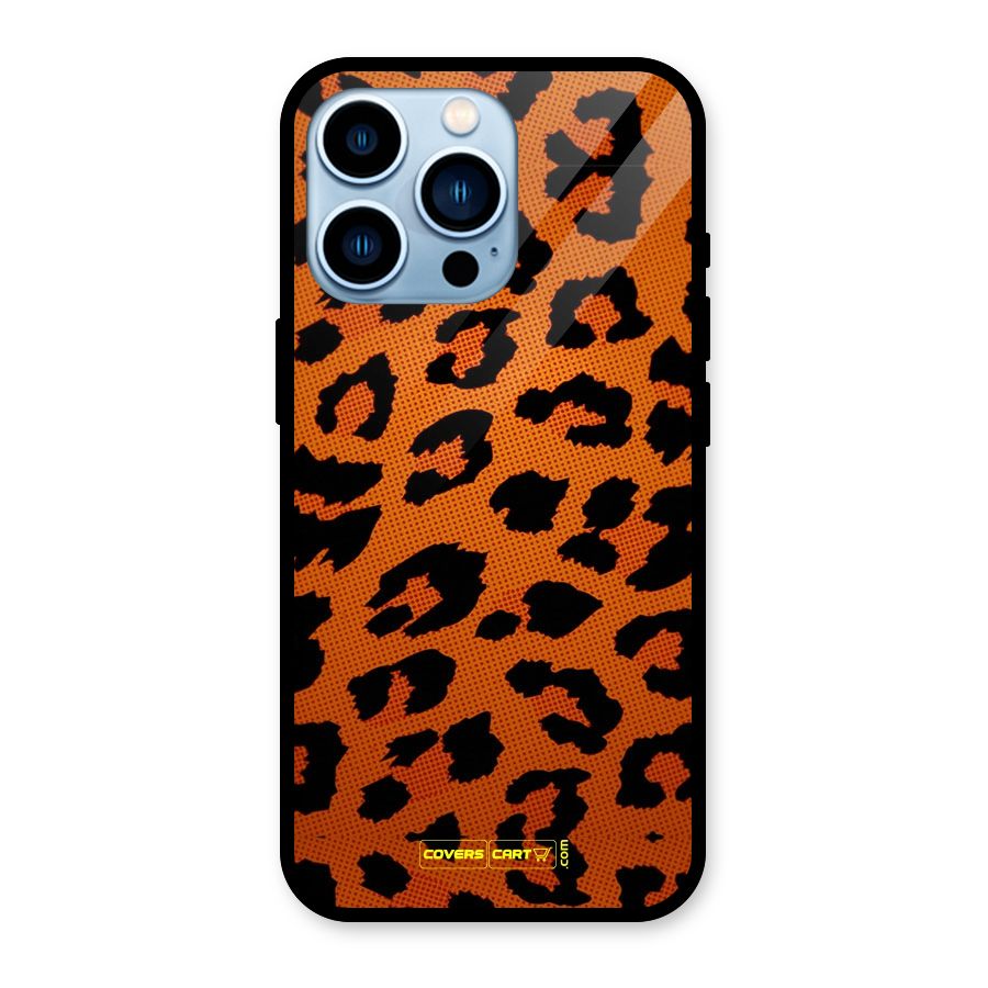 Leopard Glass Back Case for iPhone 13 Pro