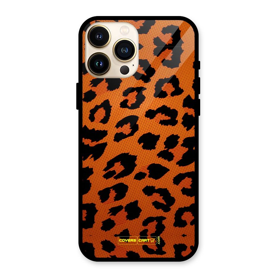 Leopard Glass Back Case for iPhone 13 Pro Max