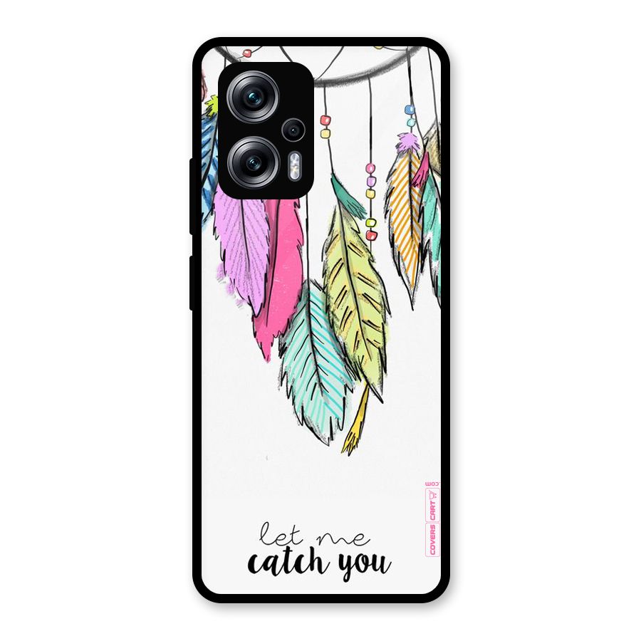 Let Me Catch You Glass Back Case for Redmi K50i