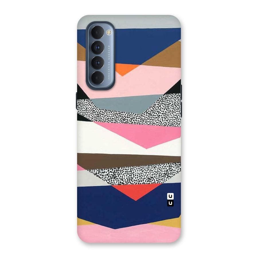 Lethal Abstract Back Case for Reno4 Pro