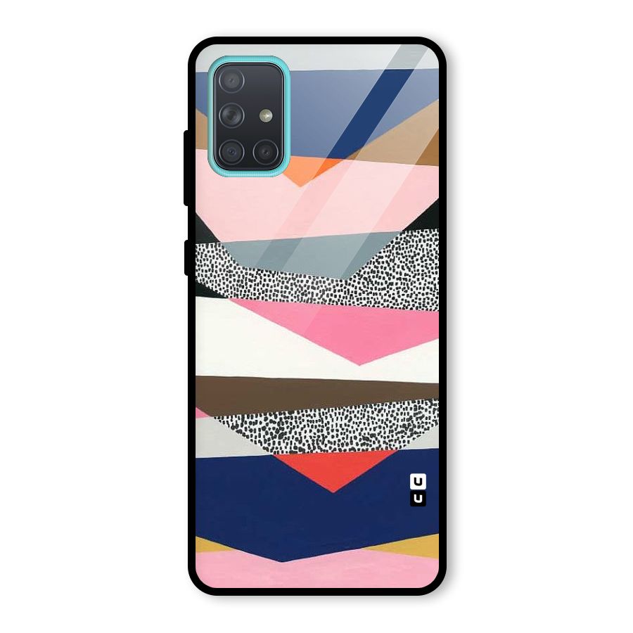 Lethal Abstract Glass Back Case for Galaxy A71