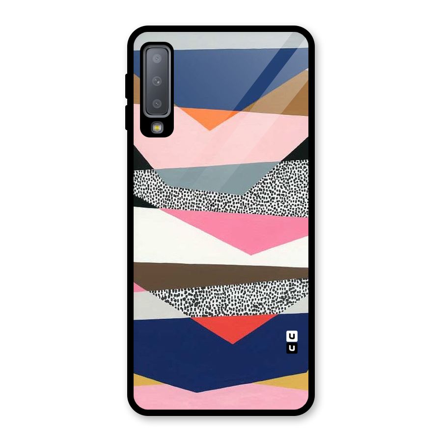 Lethal Abstract Glass Back Case for Galaxy A7 (2018)