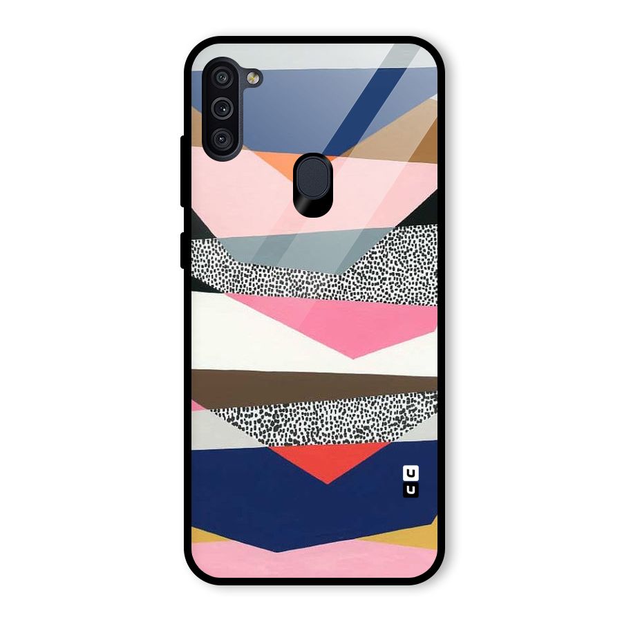 Lethal Abstract Glass Back Case for Galaxy M11